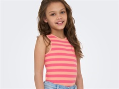 Kids ONLY tank top camellia rose/salmon stripes  